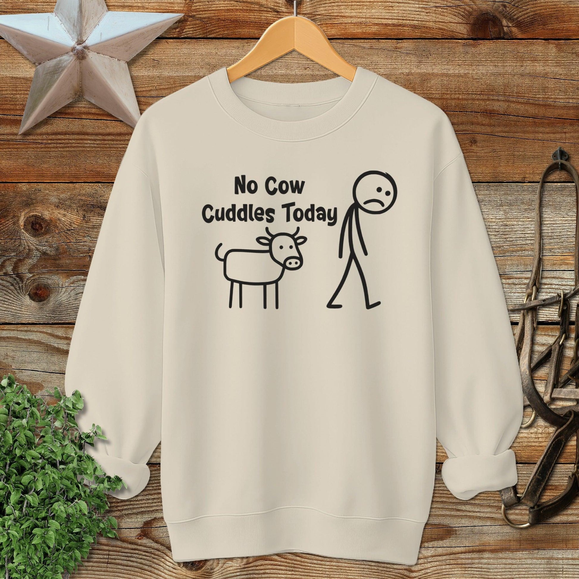 No Cow Cuddles Today Sweatshirt