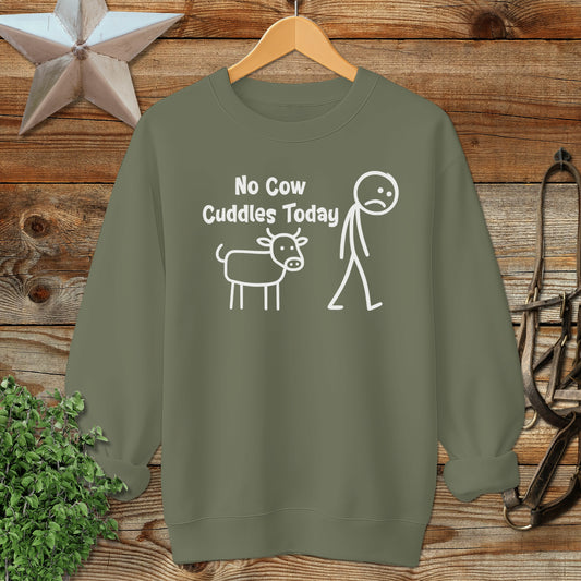 No Cow Cuddles Today Sweatshirt