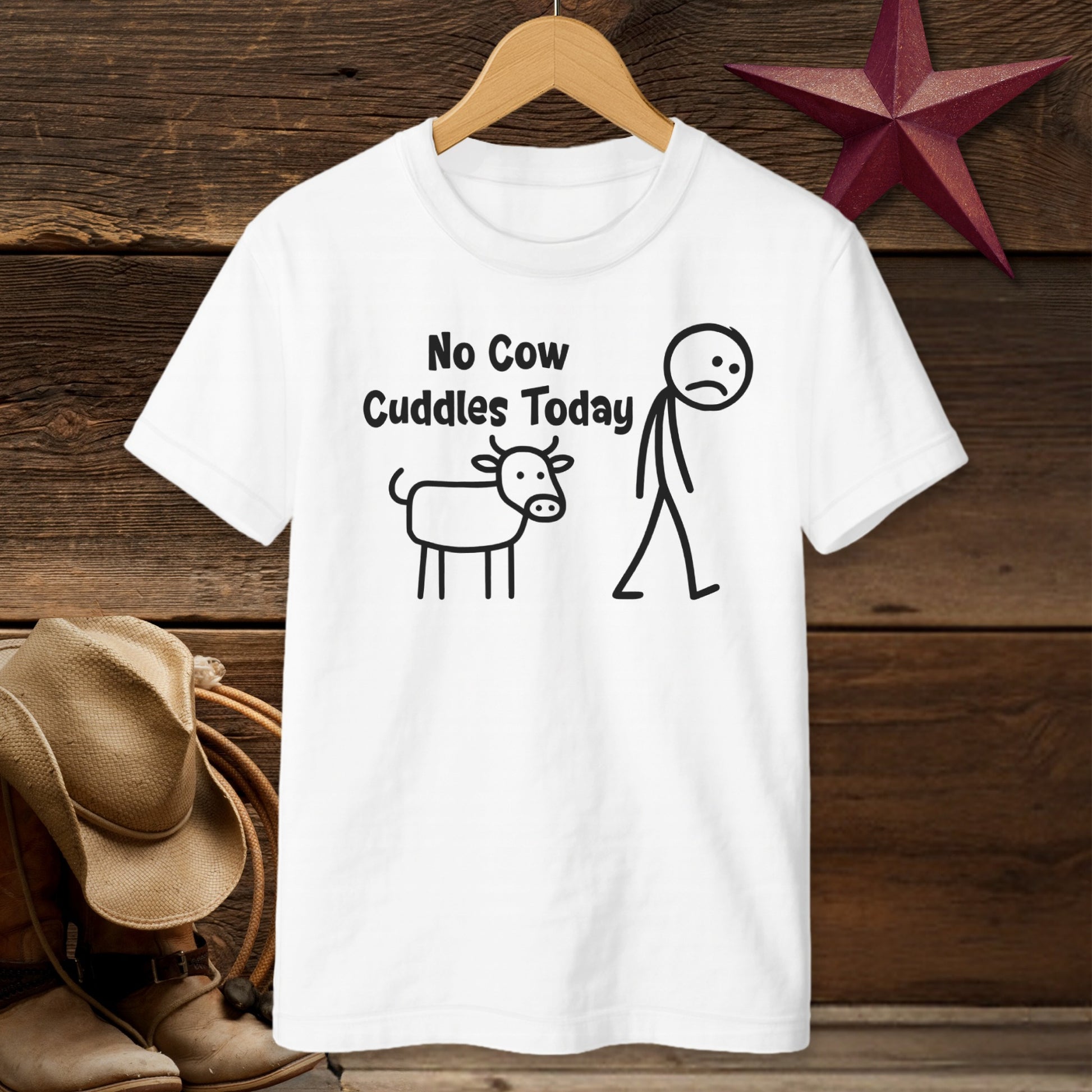 No Cow Cuddles Today T-Shirt (Youth)
