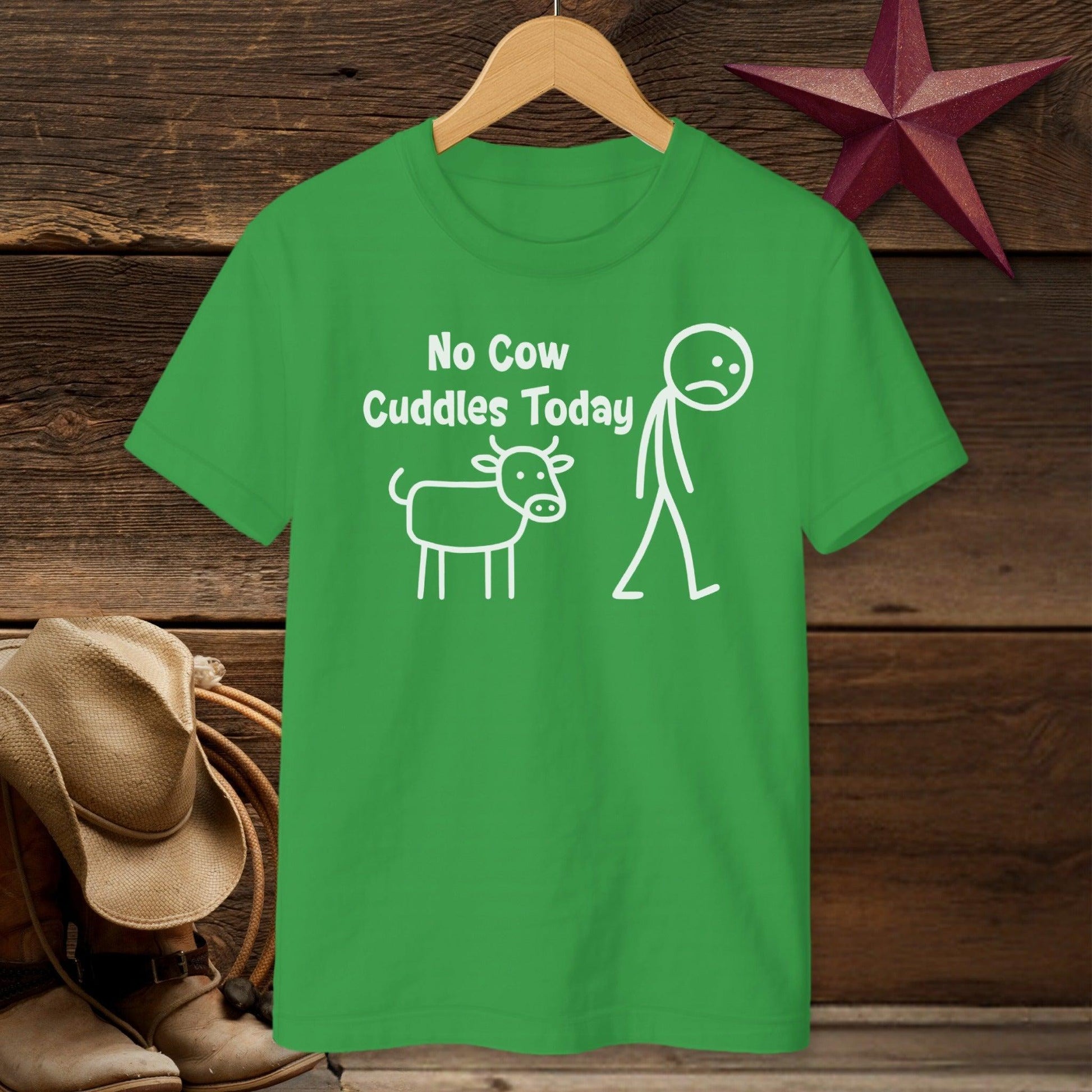 No Cow Cuddles Today T-shirt (Youth)