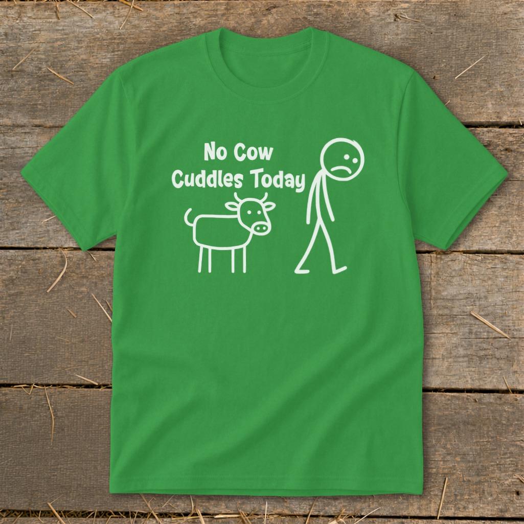 No Cow Cuddles Today Youth Tee