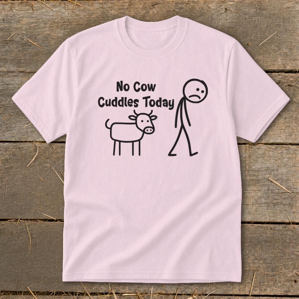 No Cow Cuddles Today Youth Tee