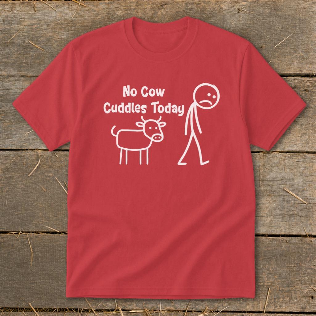 No Cow Cuddles Today Youth Tee