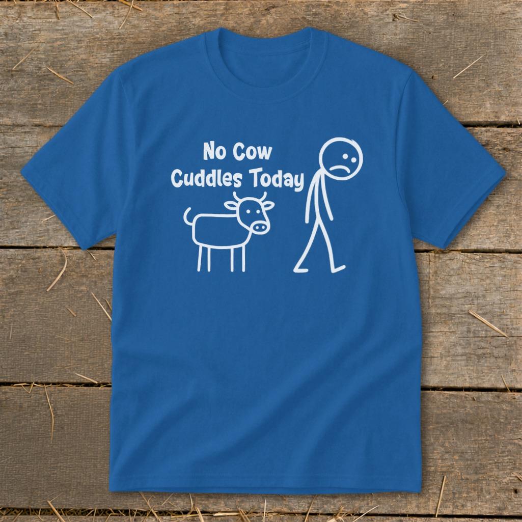 No Cow Cuddles Today Youth Tee