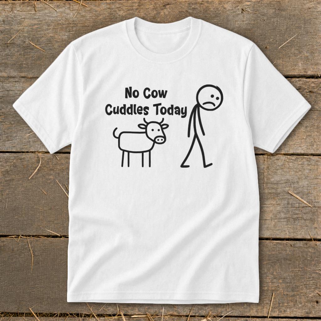 No Cow Cuddles Today Youth Tee