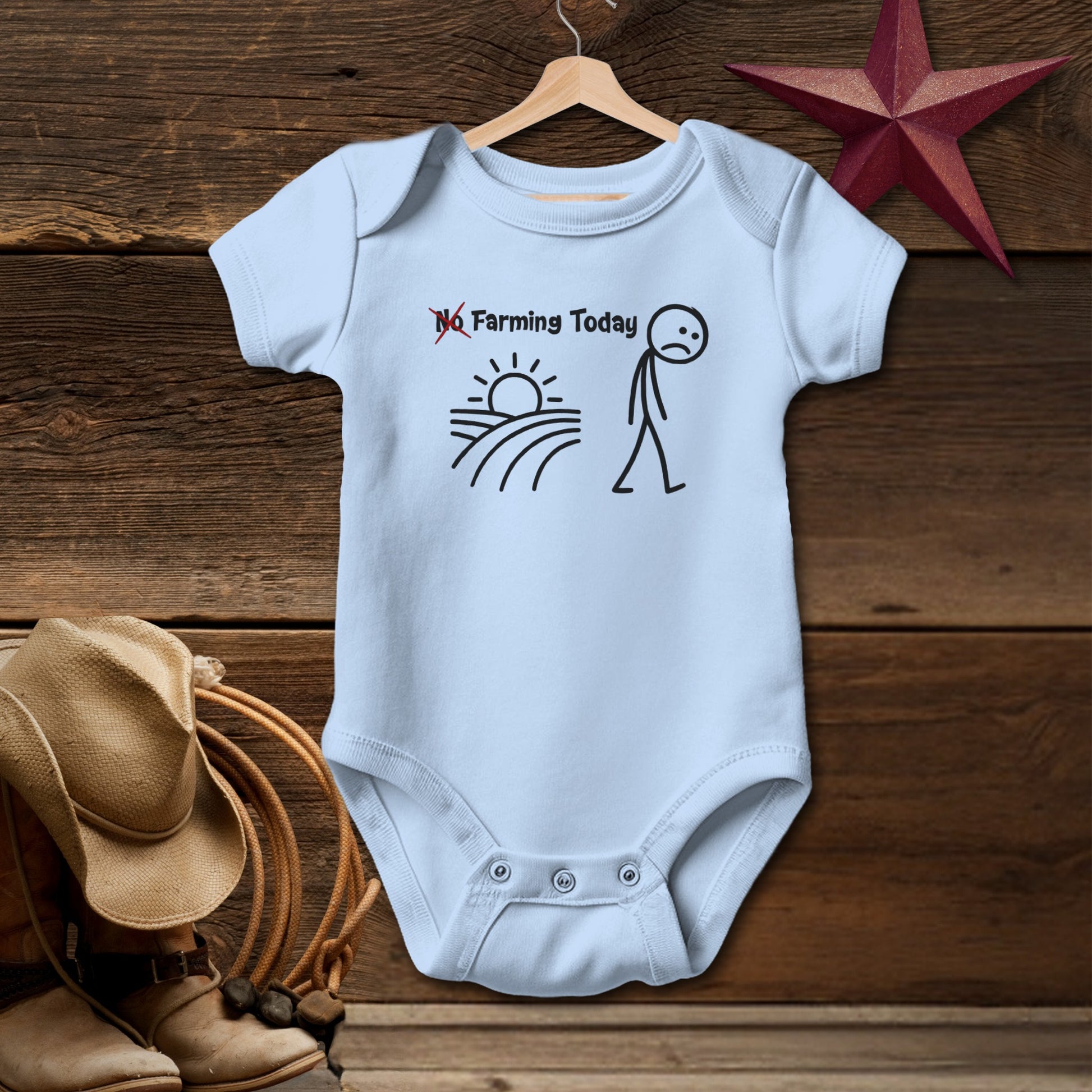 No Farming Today Bodysuit (Baby)