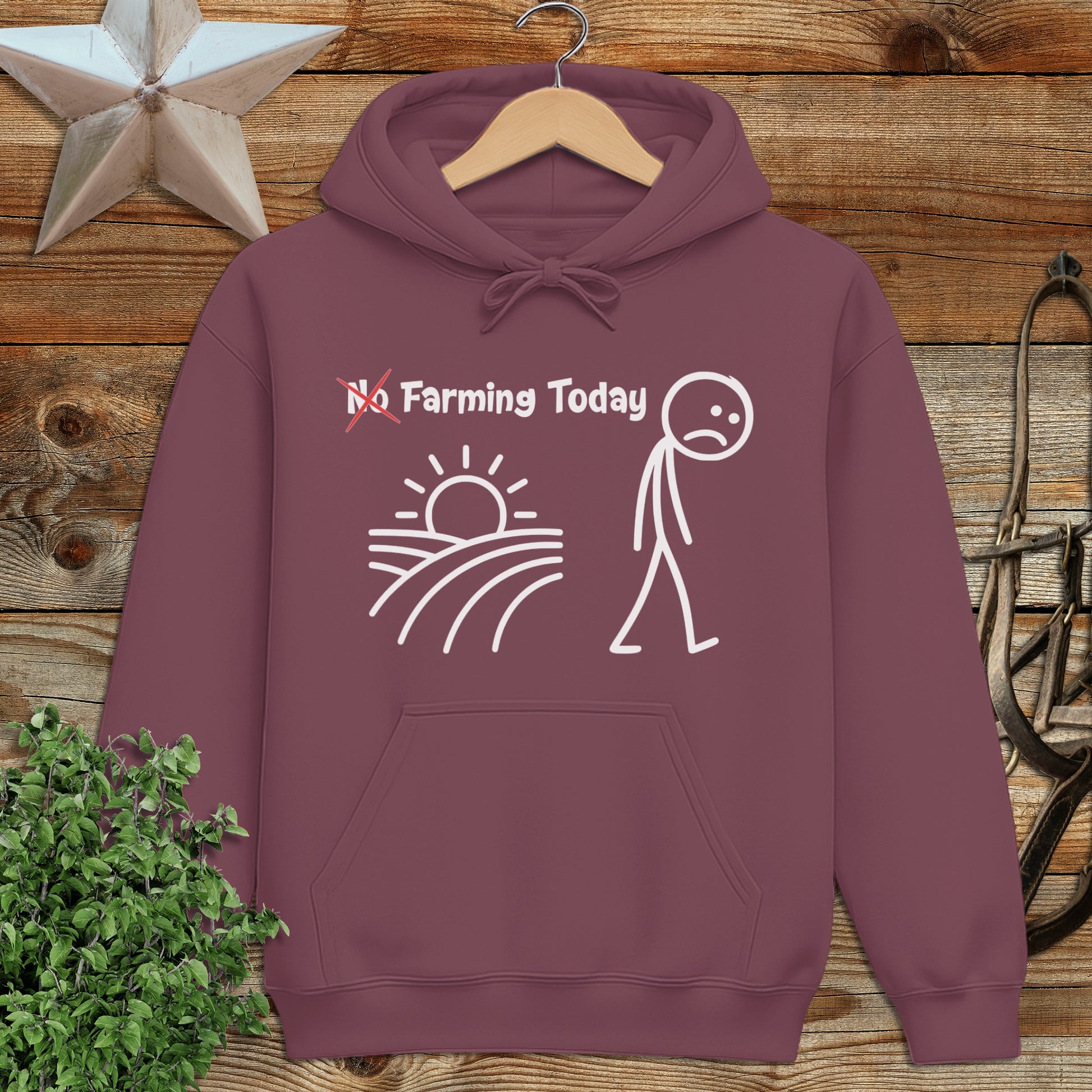 No Farming Today Hoodie