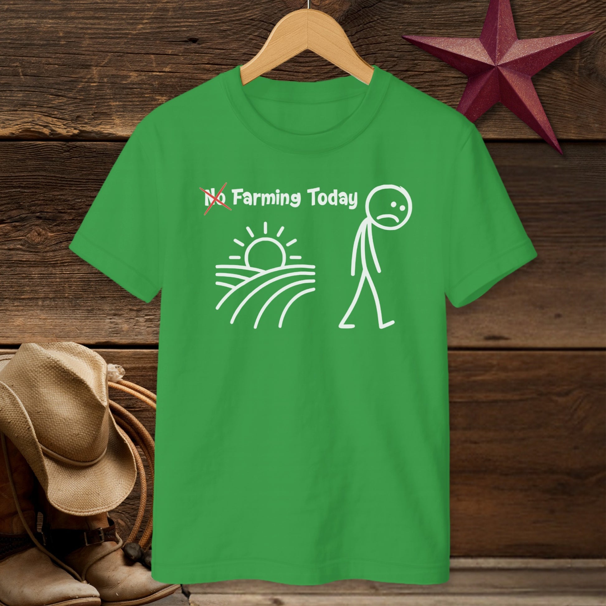 No Farming Today T-shirt (Youth)