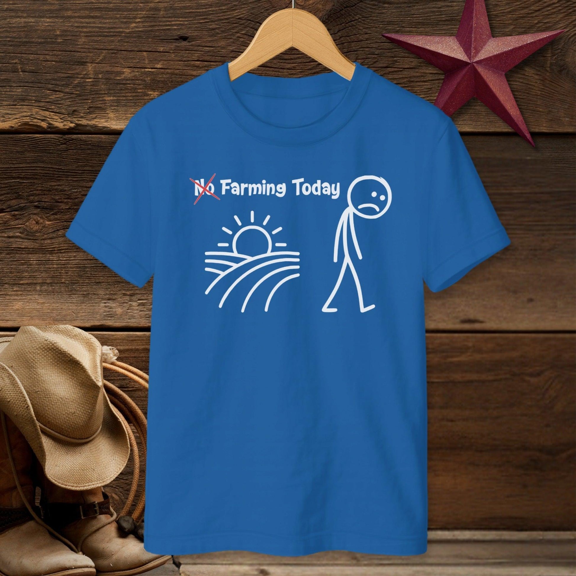 No Farming Today T-Shirt (Youth)