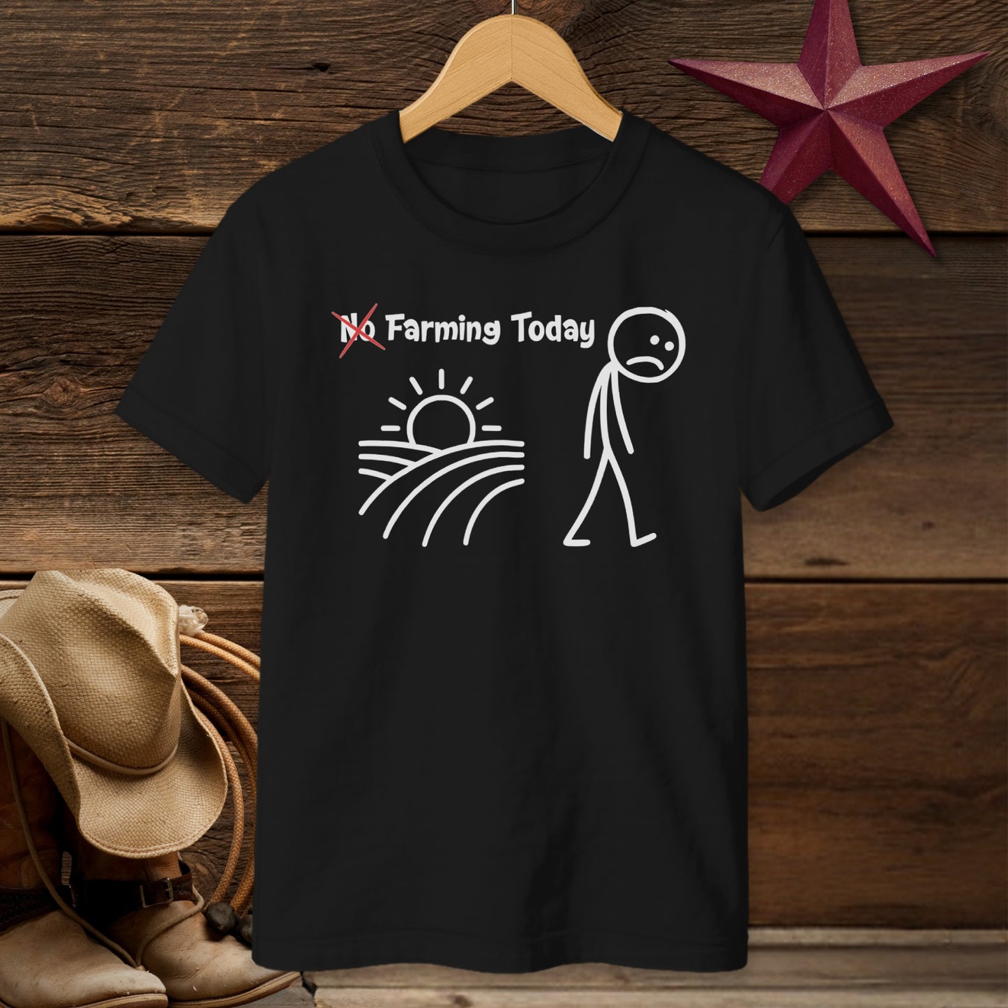 No Farming Today T-shirt (Youth)
