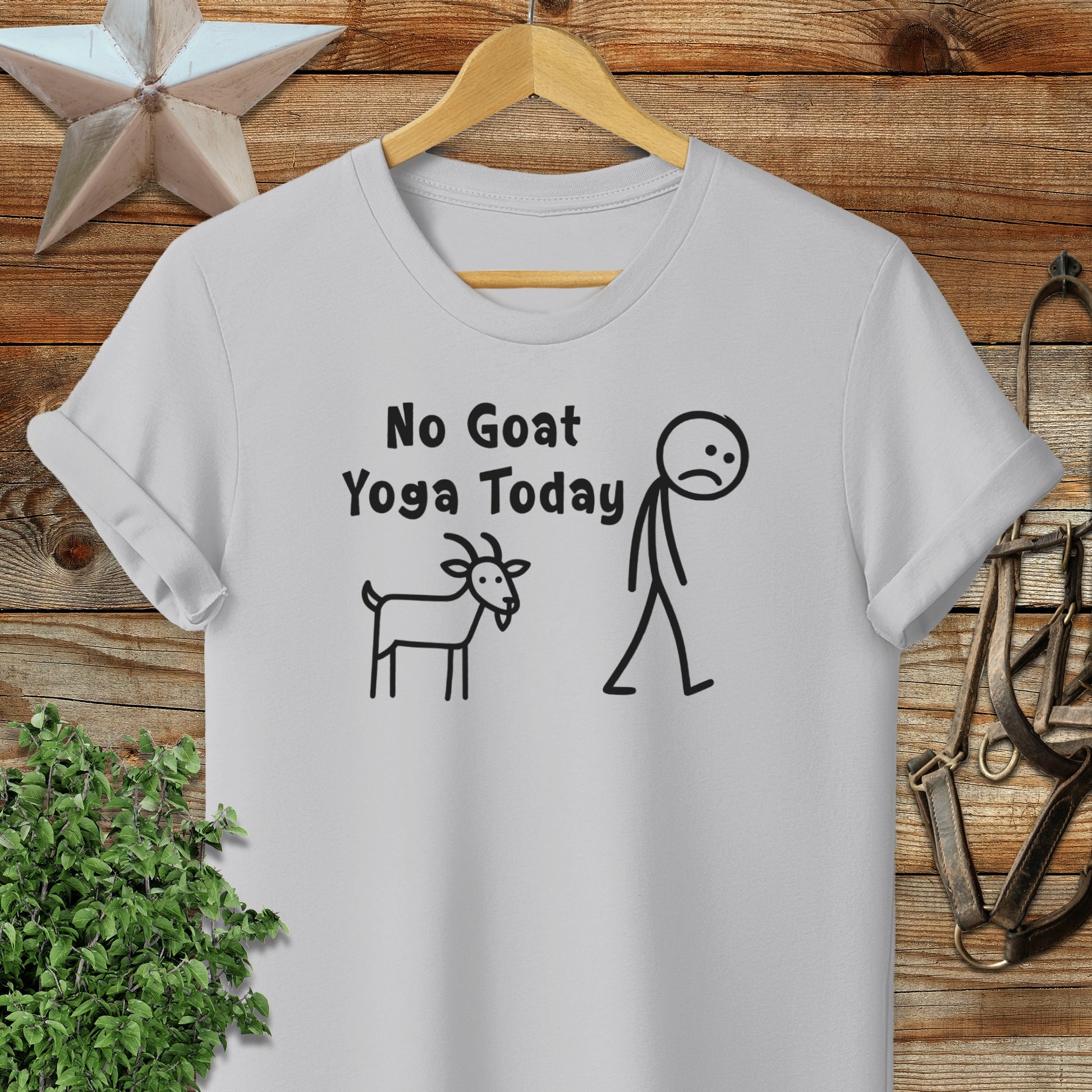 No Goat Yoga Today Softstyle Tee