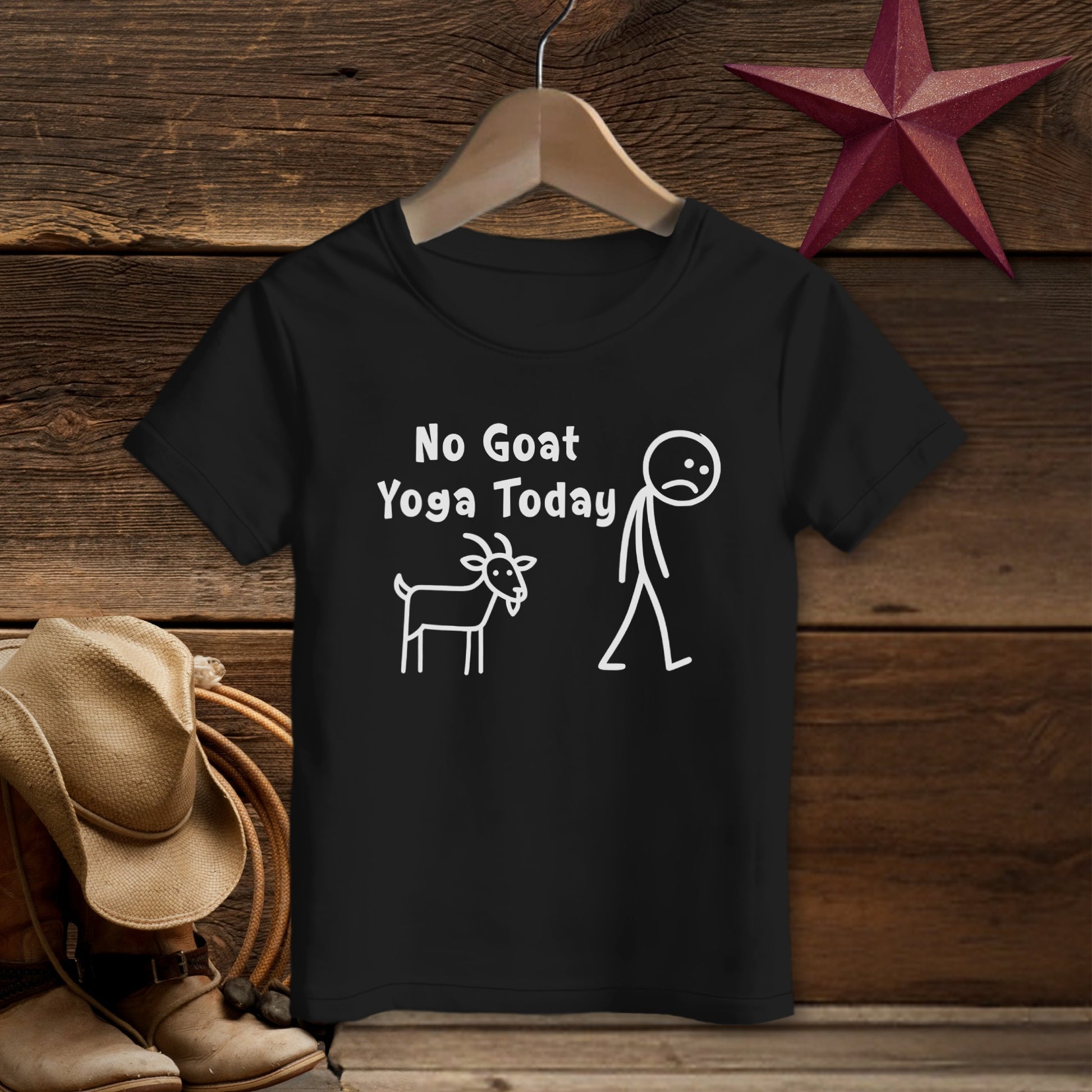 No Goat Yoga Today T-Shirt (Toddler)