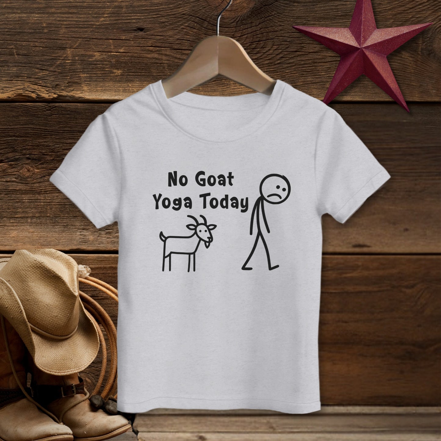 No Goat Yoga Today T-shirt (Toddler)