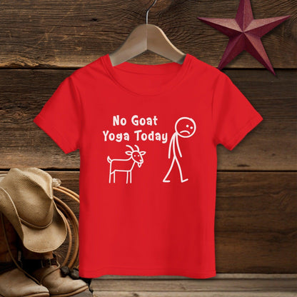 No Goat Yoga Today T-shirt (Toddler)