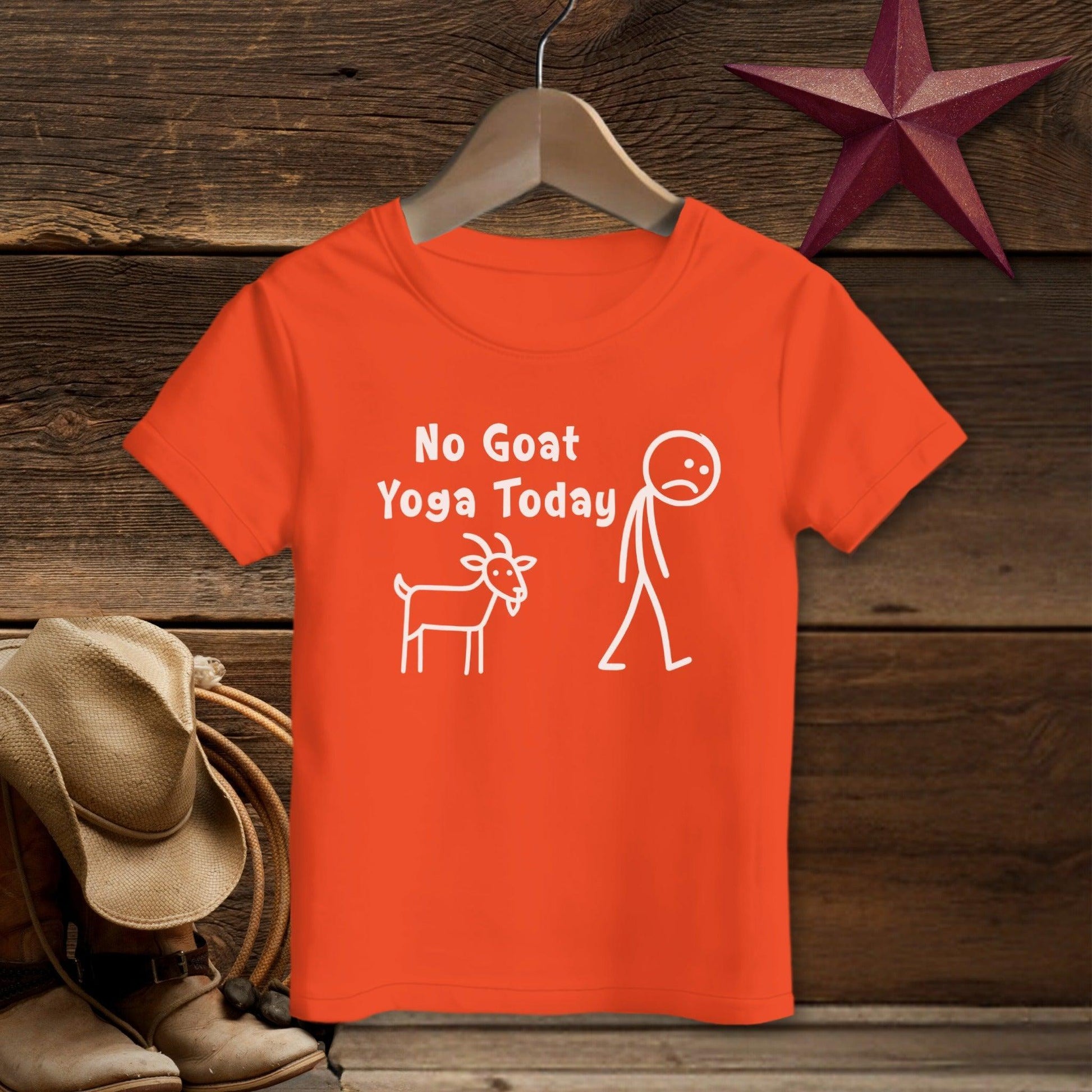No Goat Yoga Today T-Shirt (Toddler)