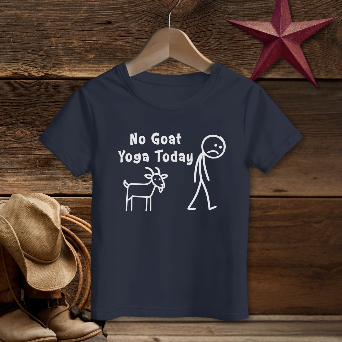 No Goat Yoga Today T-shirt (Toddler)