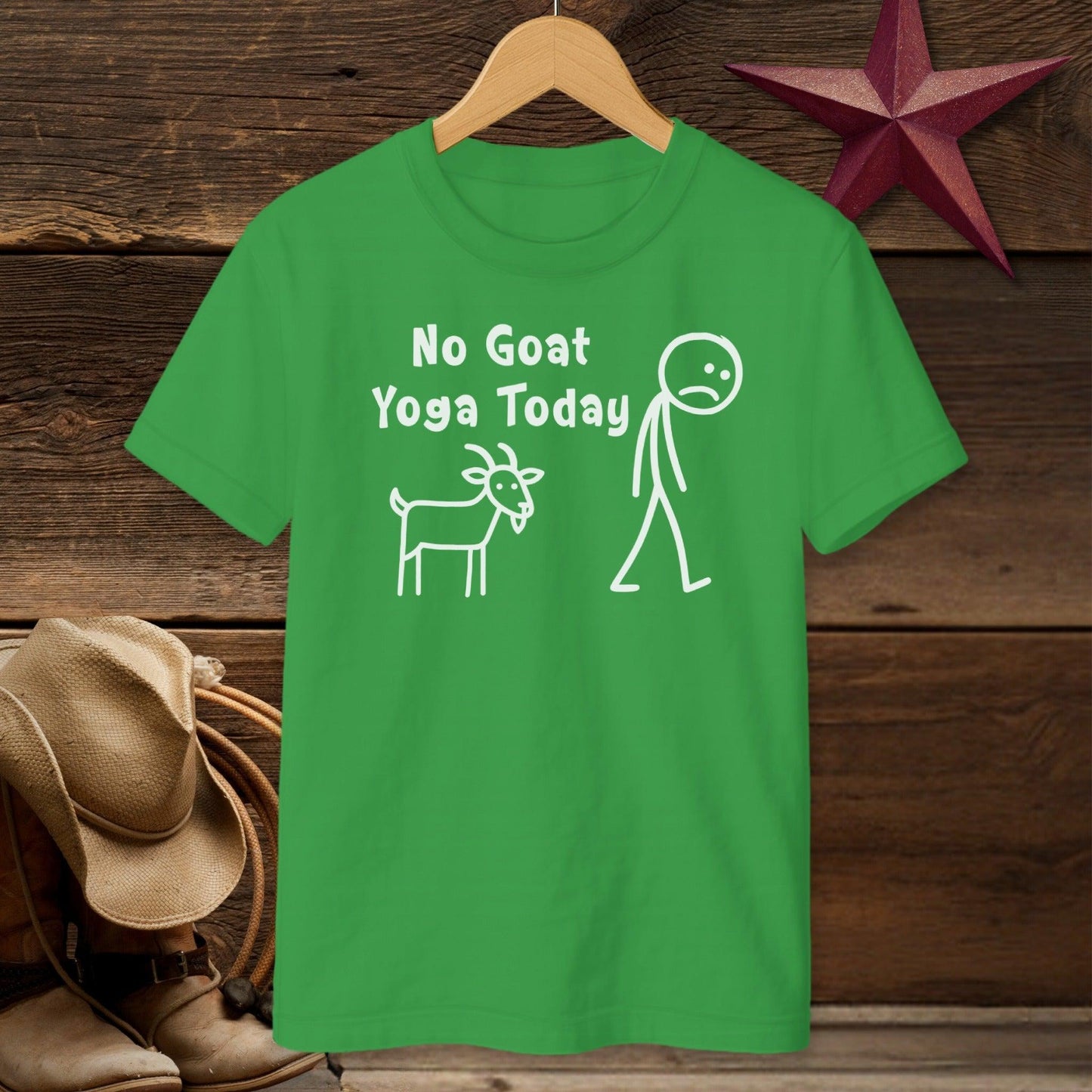 No Goat Yoga Today T-shirt (Youth)