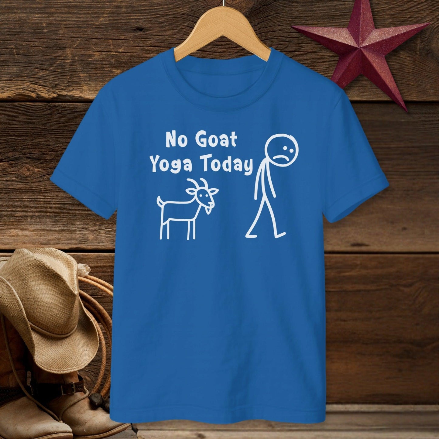 No Goat Yoga Today T-shirt (Youth)
