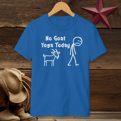 No Goat Yoga Today T-shirt (Youth)