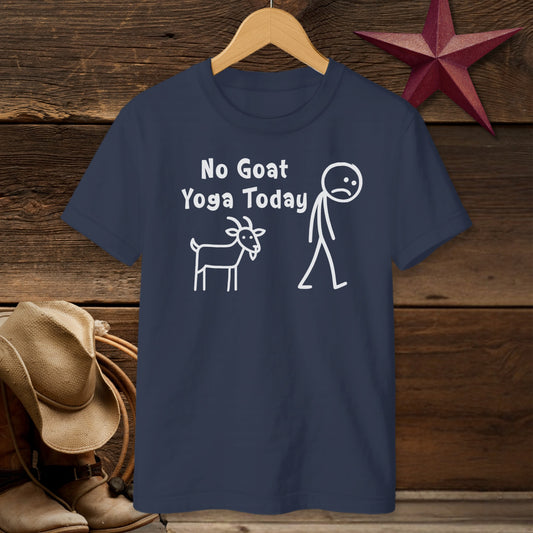 No Goat Yoga Today T-shirt (Youth)