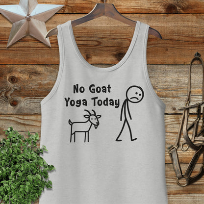 No Goat Yoga Today Tank Top