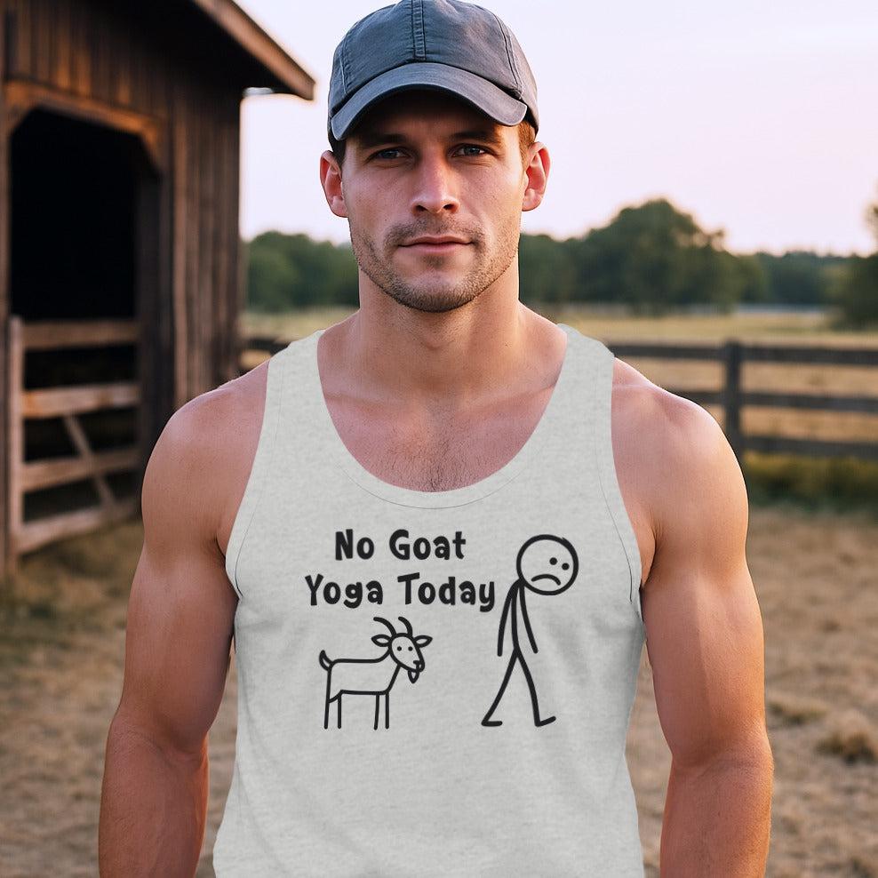 No Goat Yoga Today Tank Top