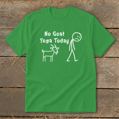 No Goat Yoga Today Youth Tee
