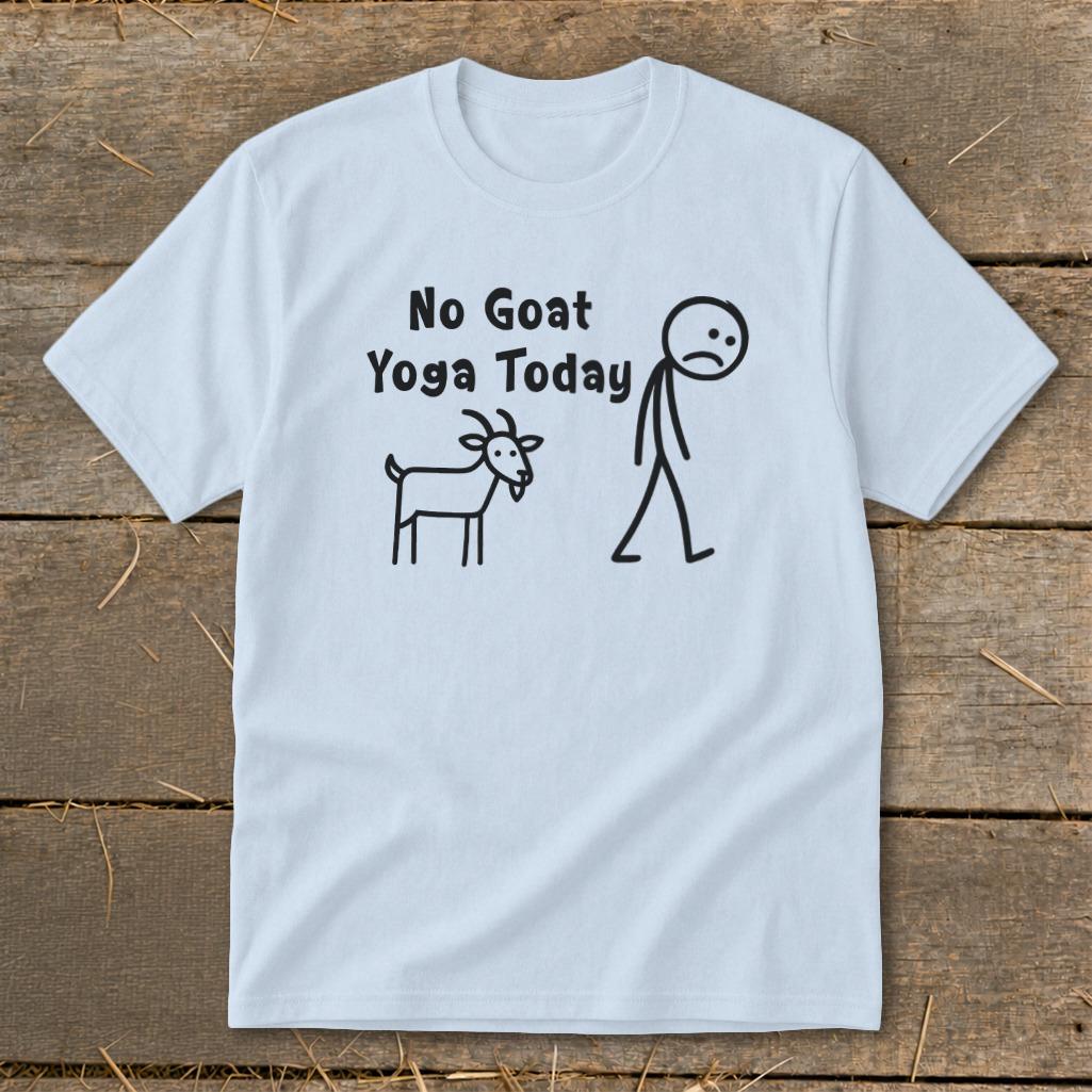No Goat Yoga Today Youth Tee