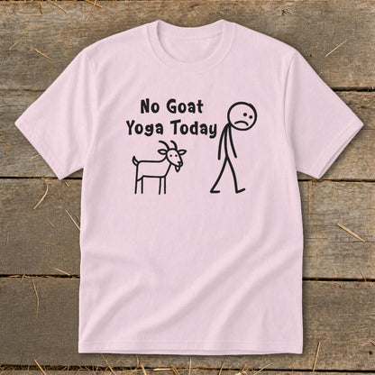 No Goat Yoga Today Youth Tee