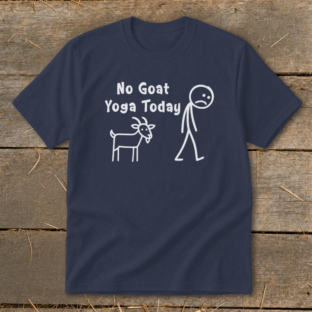 No Goat Yoga Today Youth Tee
