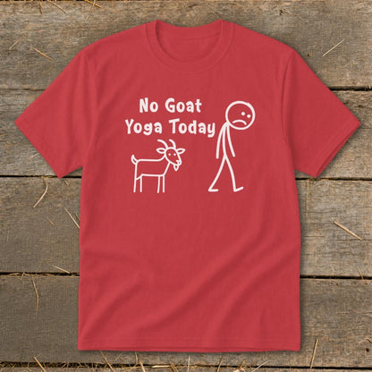 No Goat Yoga Today Youth Tee