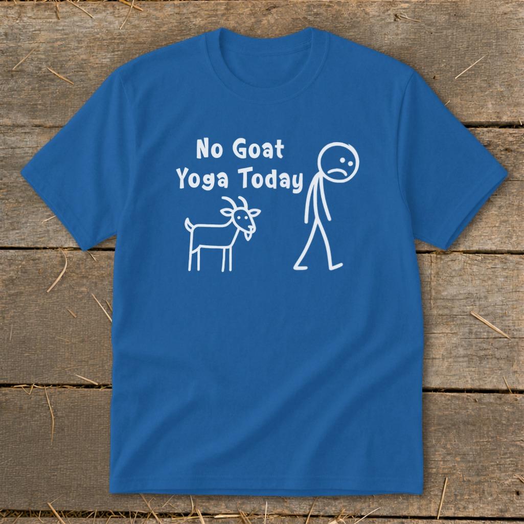 No Goat Yoga Today Youth Tee