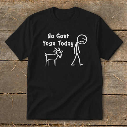 No Goat Yoga Today Youth Tee