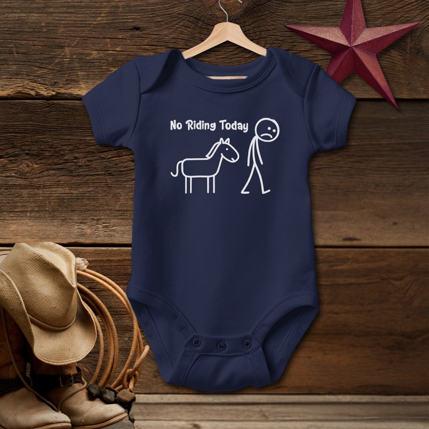 No Riding Today Bodysuit (Baby)