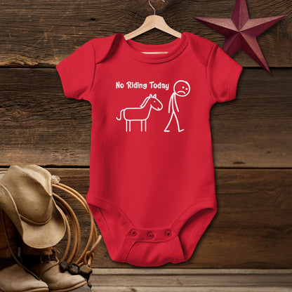 No Riding Today Bodysuit (Baby)