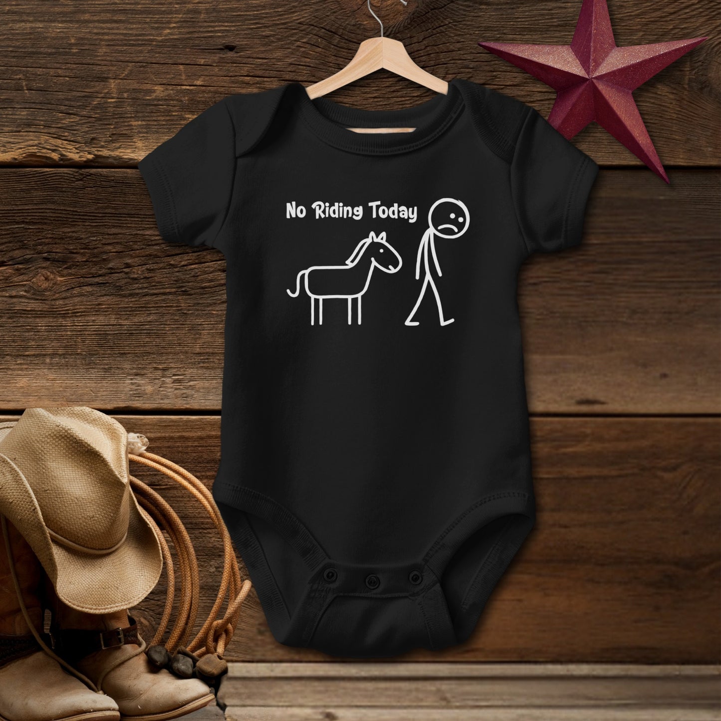 No Riding Today Bodysuit (Baby)