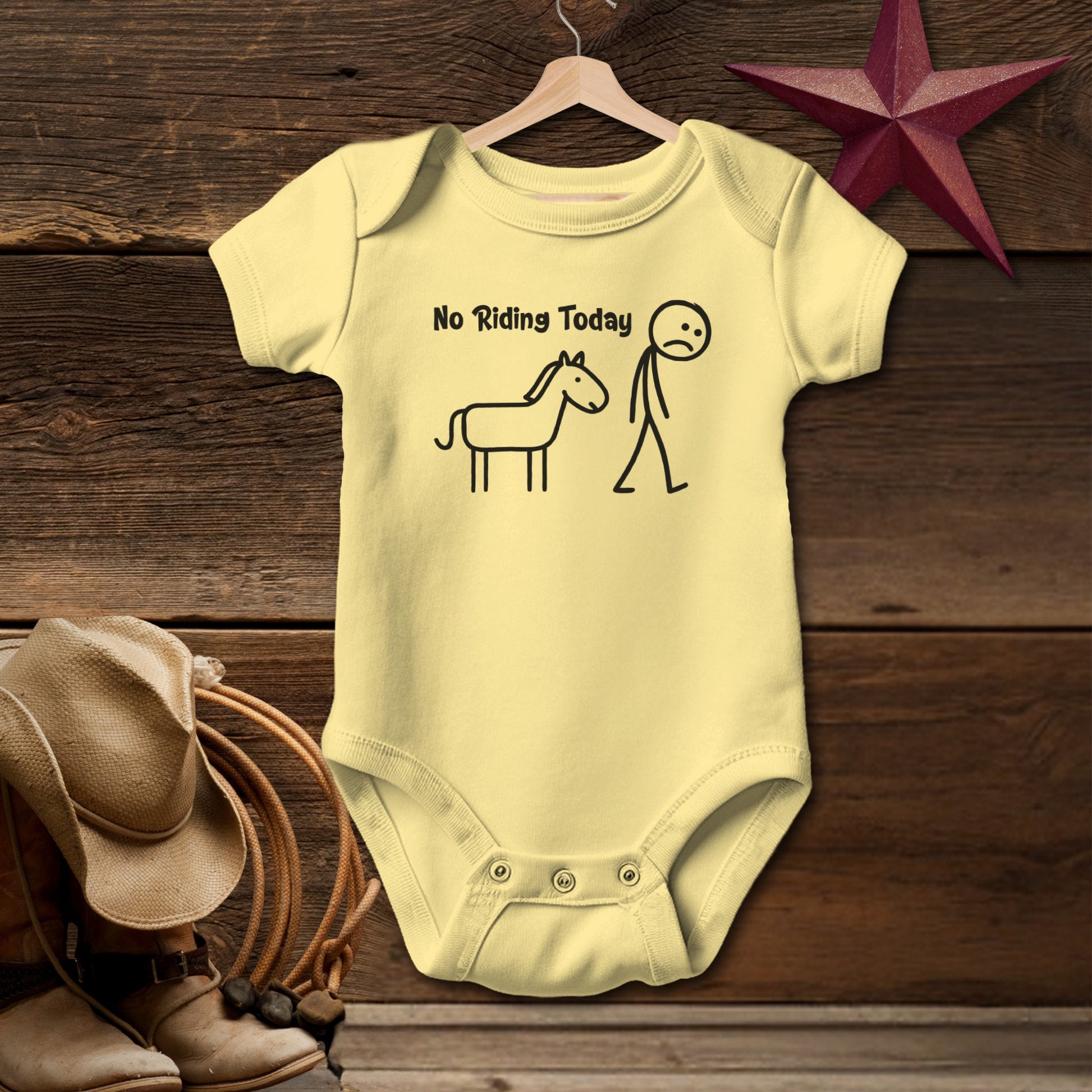 No Riding Today Bodysuit (Baby)