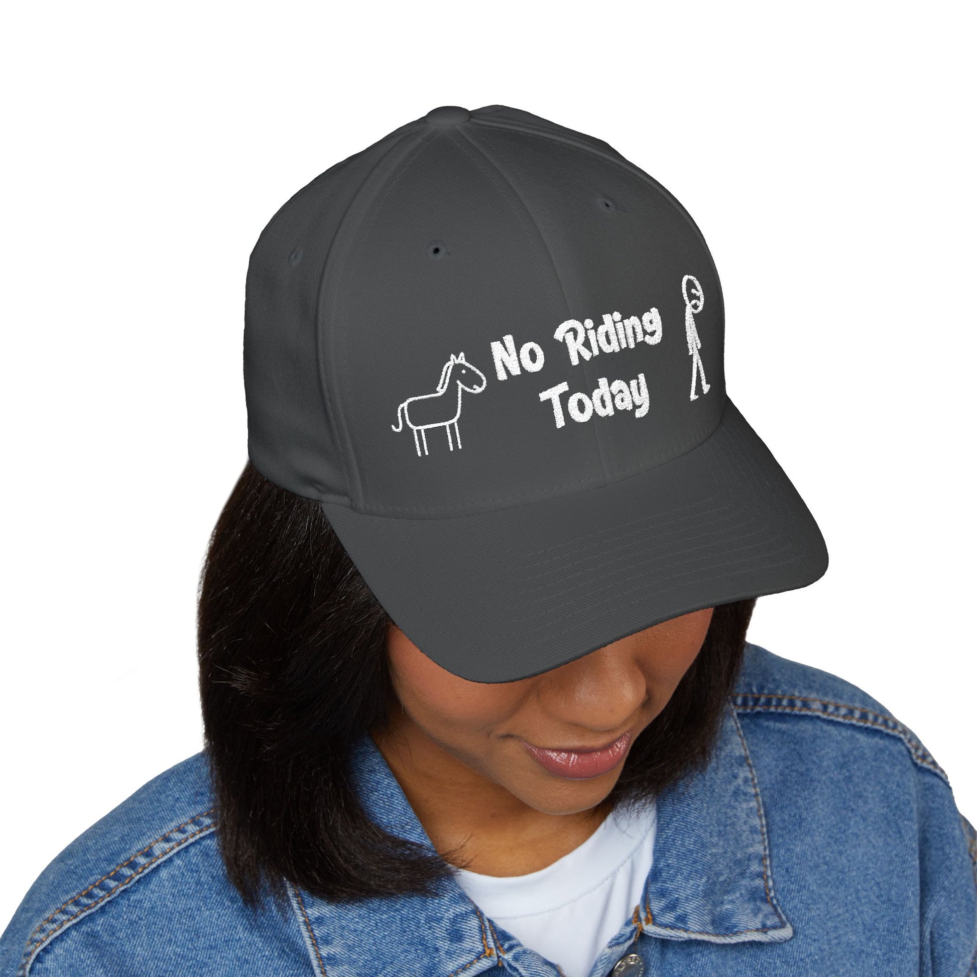 No Riding Today Cap - dark