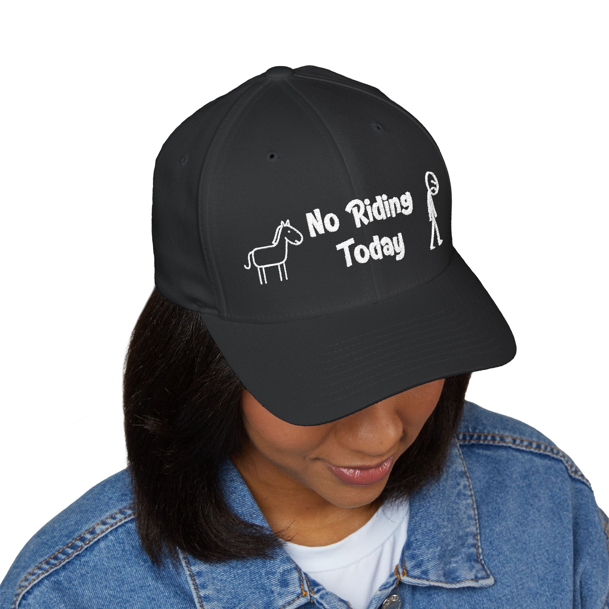 No Riding Today Cap - dark