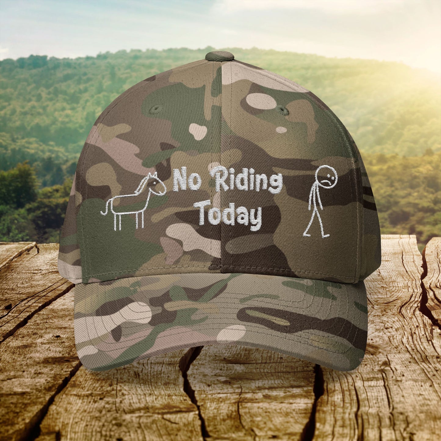 No Riding Today Cap - dark