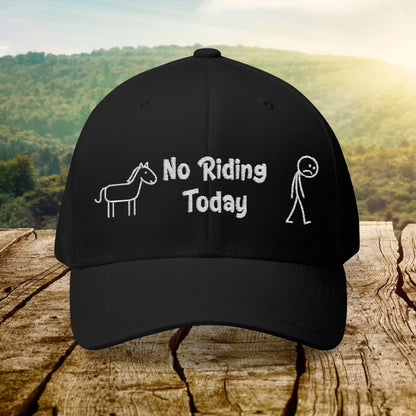 No Riding Today Cap - dark