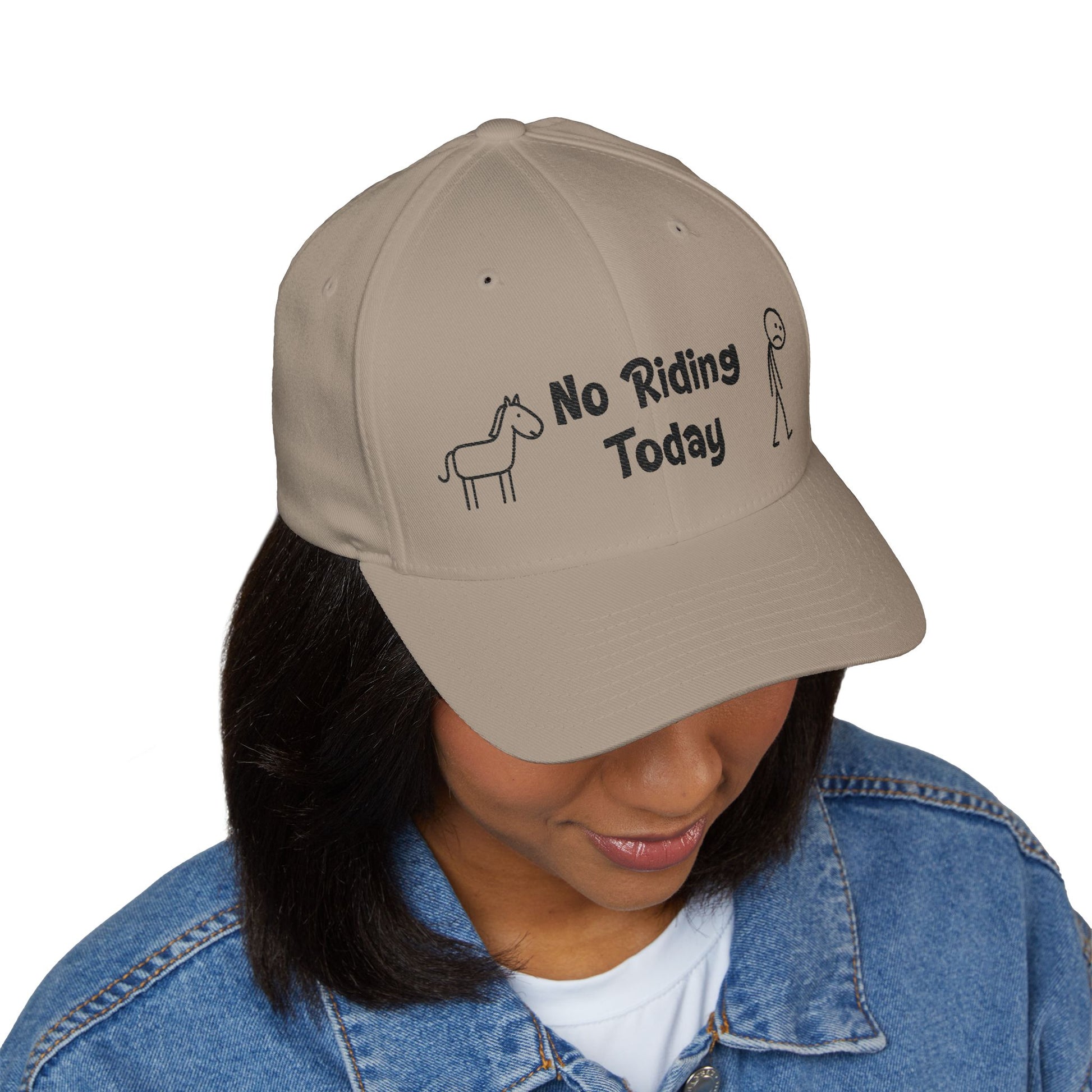 No Riding Today Cap - light