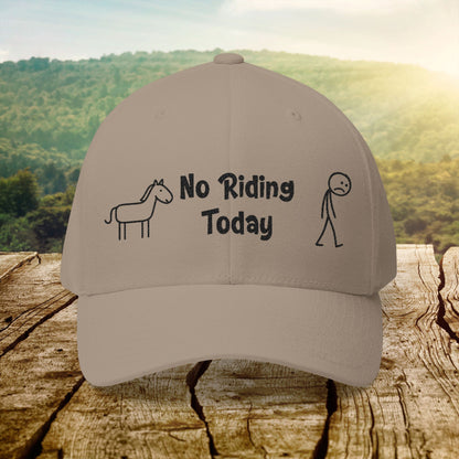 No Riding Today Cap - light