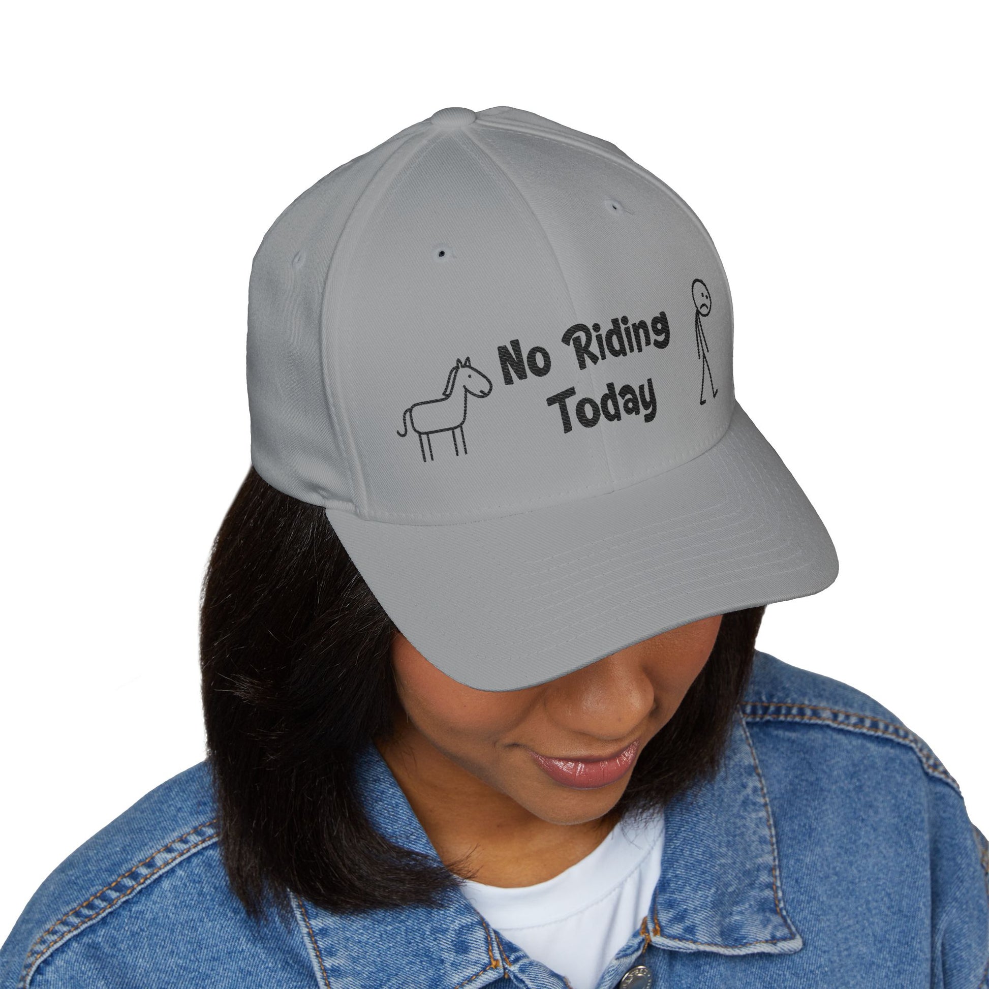No Riding Today Cap - light