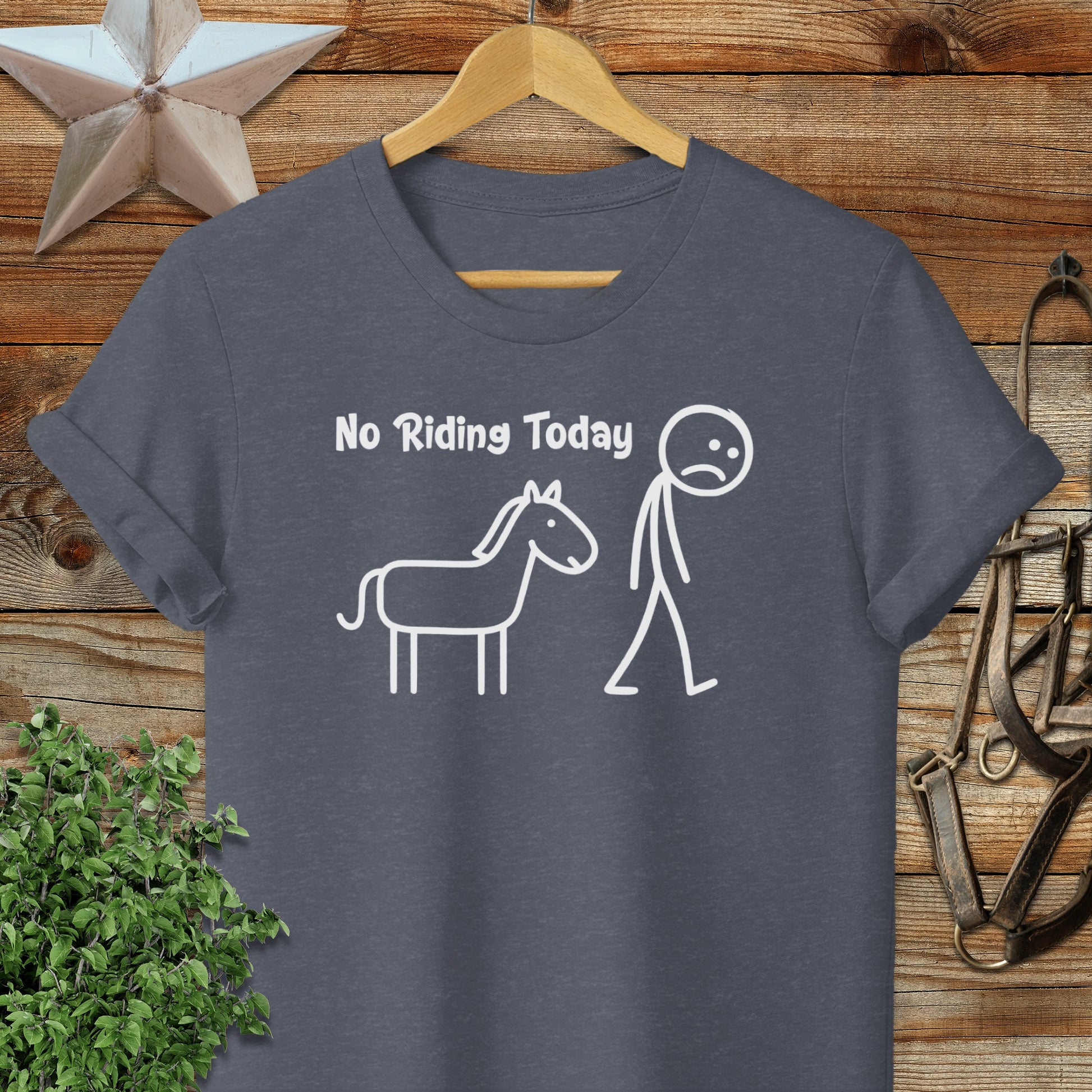No Riding Today Softstyle Tee