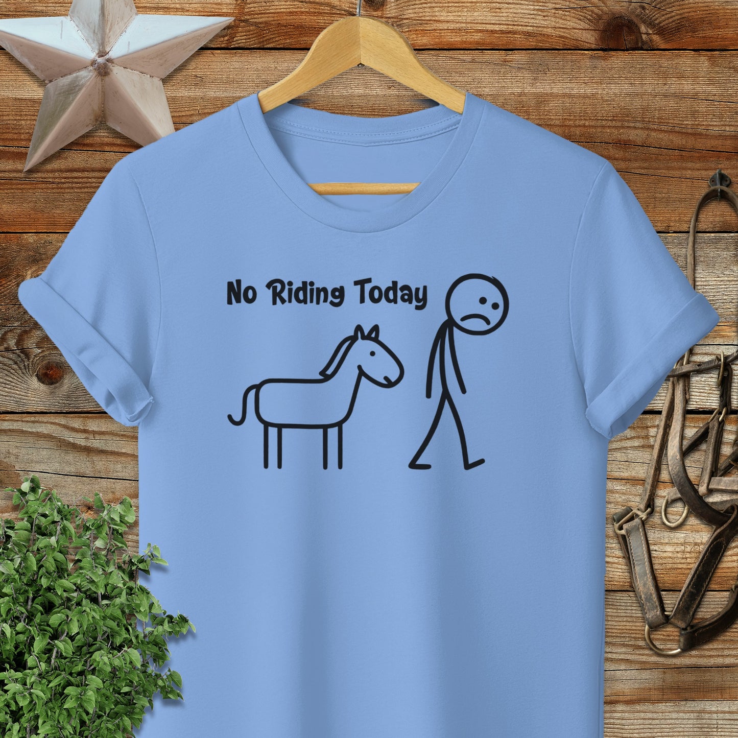 No Riding Today Softstyle Tee