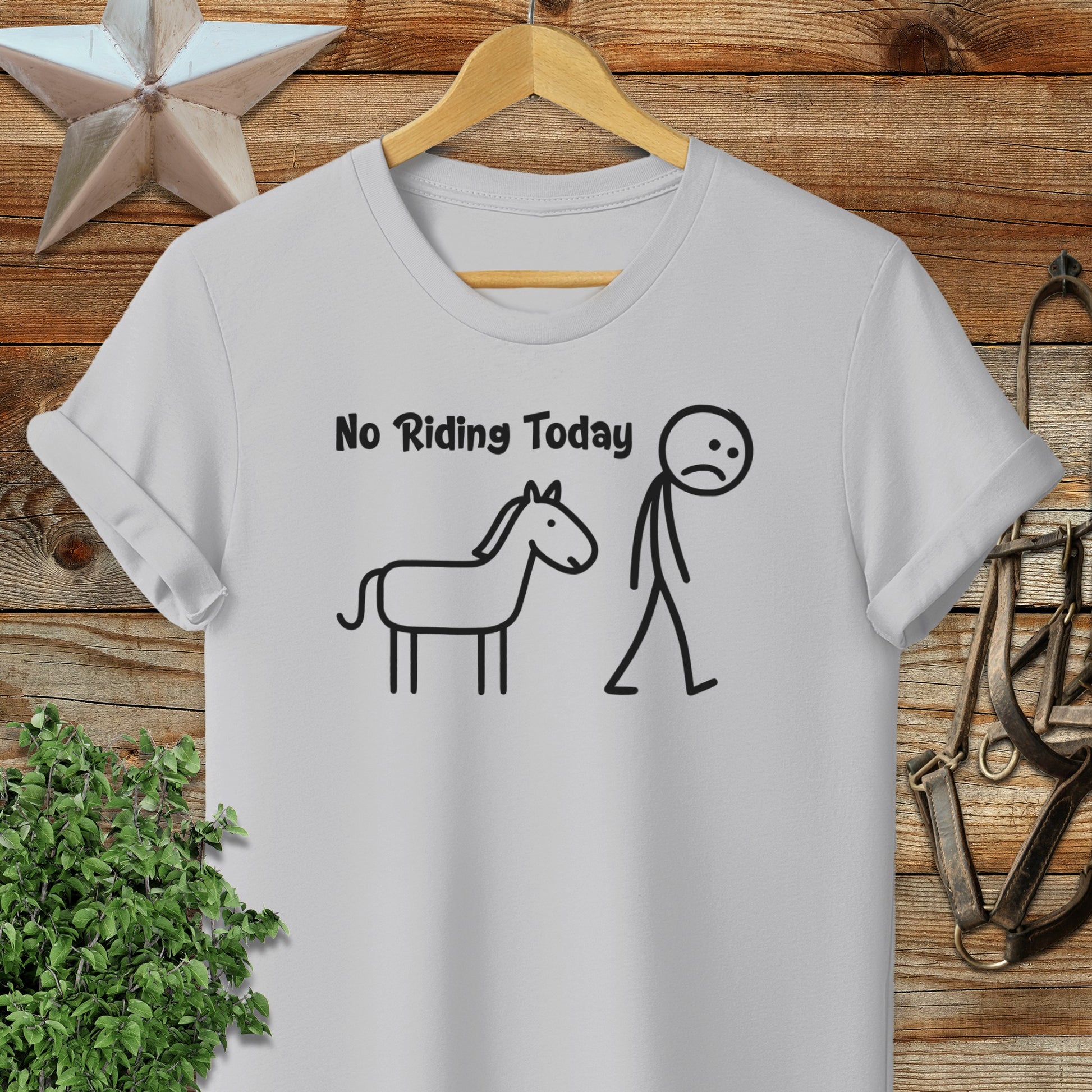 No Riding Today Softstyle Tee