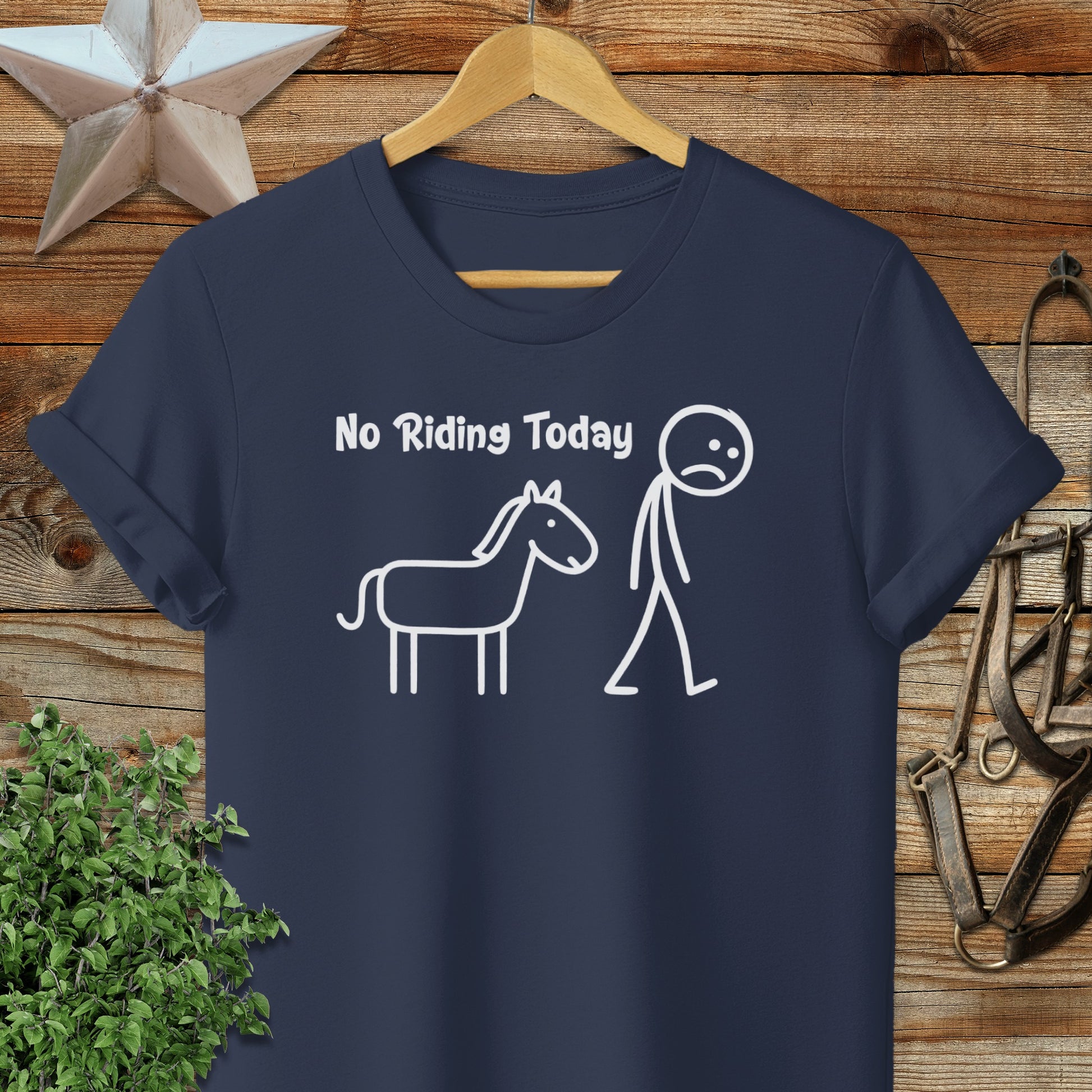 No Riding Today Softstyle Tee