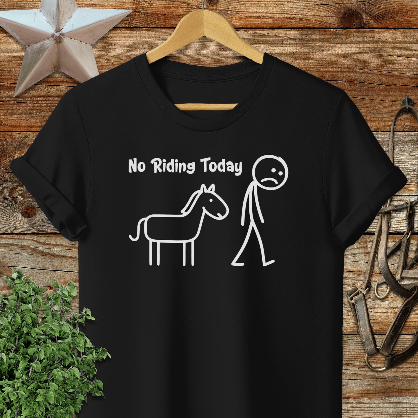No Riding Today Softstyle Tee