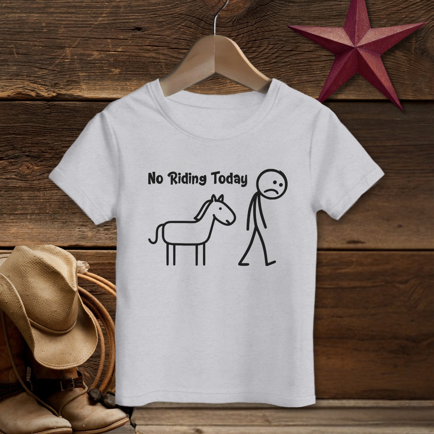 No Riding Today T-shirt (Toddler)